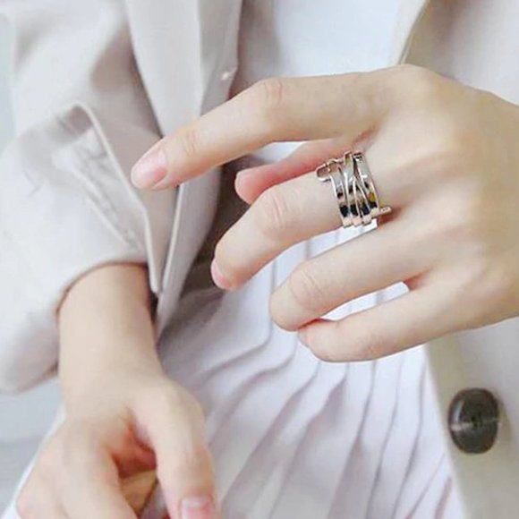 NEW 925 Sterling Silver Infinity Adjustable Ring A - Picture 4 of 5